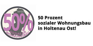 50% sozialer Wohnungsbau in Holtenau Ost